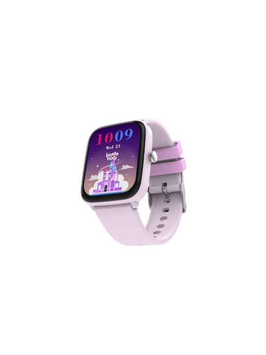 Kiddoboo Kinder Smartwatch mit Kautschuk/Plastik Armband Flieder