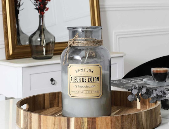 Apothecary Home Deco Factory Scented Candle Burning Time 110 Hours Cotton Flower Scent Dimensions 14x25.5cm Bo5170 Apothecary Home Deco Factory Scented Candle Burning Time 110 Hours Cotton Flower Scent Dimensions 14x25.5cm Bo5170