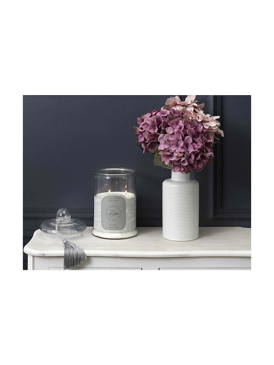 Aromatic Candle Home Deco Factory Burning Time 110 Hours Scent Cotton Flower Dimensions 15.8x29cm Bo5581