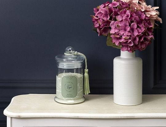 Αρωματικό Κερί Home Deco Factory Διάρκεια Καύσης 80 Ώρες Άρωμα Figue Διαστάσεις 13.2x23.5cm Bo5578