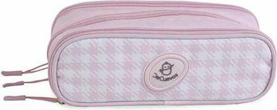 De Cuevas Fabric Pencil Case with 2 Compartments