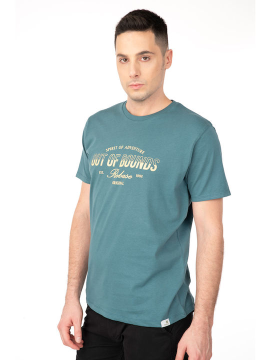 Rebase Men's Short Sleeve T-shirt Dusty Petrol