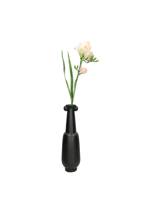 ArteLibre Decorative Vase Black 12.5x12.5x33cm