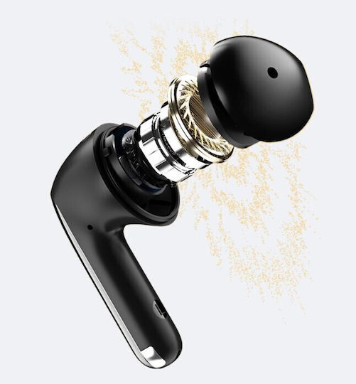 QCY AilyBuds Pro HT10 Bluetooth Handsfree Earphones with Sweat Resistance and Charging Case Black