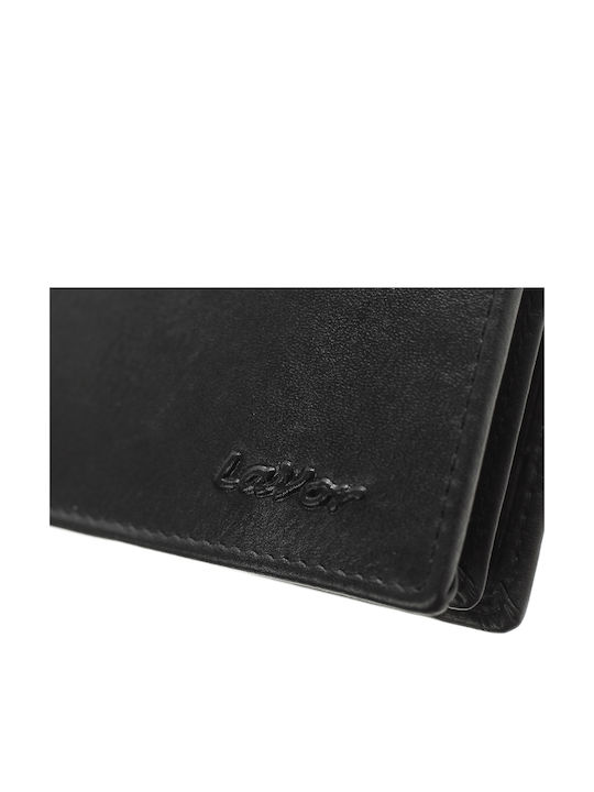 Leather Men's Wallet Classic with RFID Black