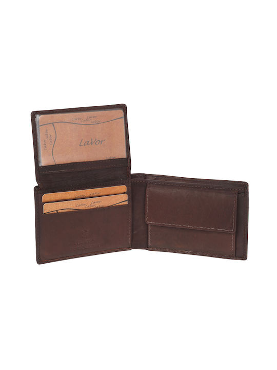 Lavor Men's Leather Wallet with RFID Brown