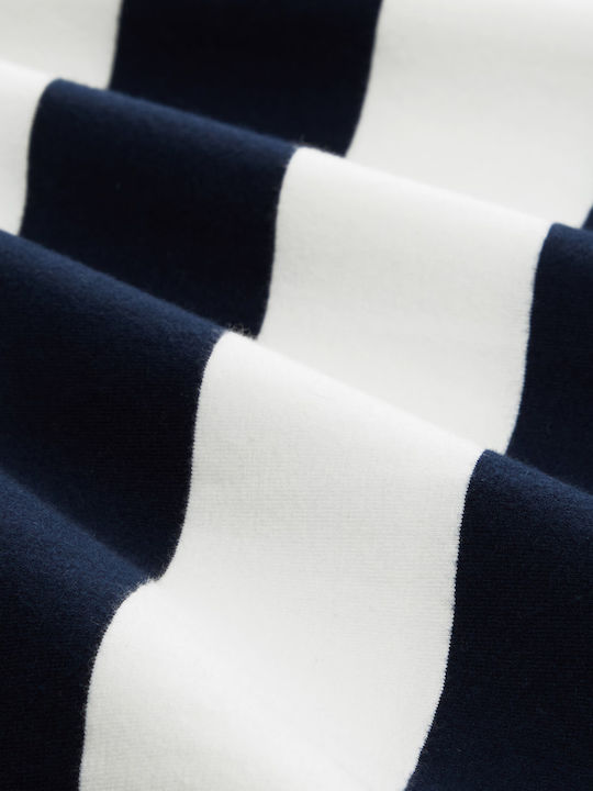 Mini Φόρεμα Navy White Block Stripe