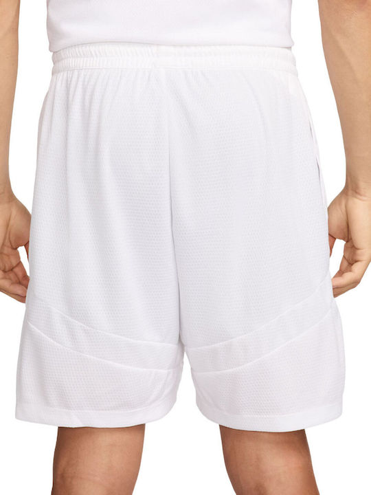 Basketball Men's Athletic Shorts Dri-Fit White