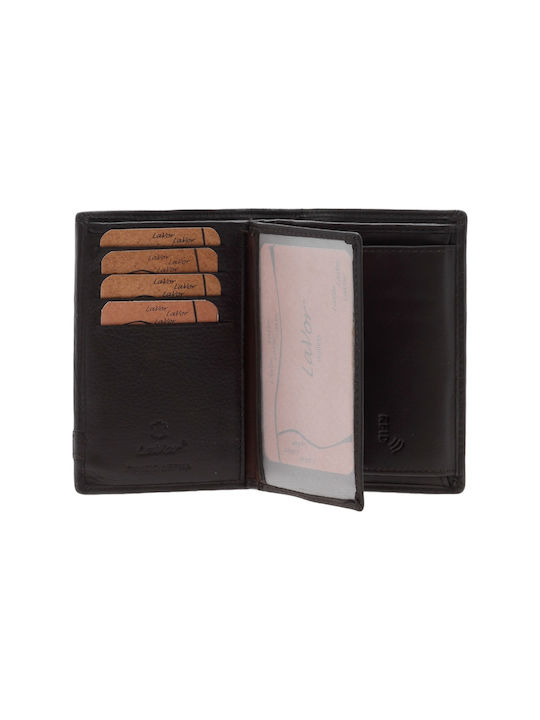 Lavor Men's Leather Wallet with RFID Brown