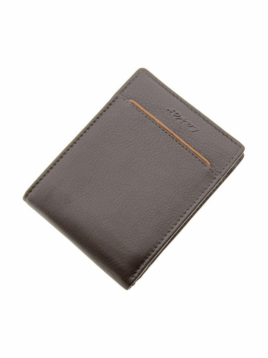 Δερμάτινο Ανδρικό Πορτοφόλι με RFID Καφέ