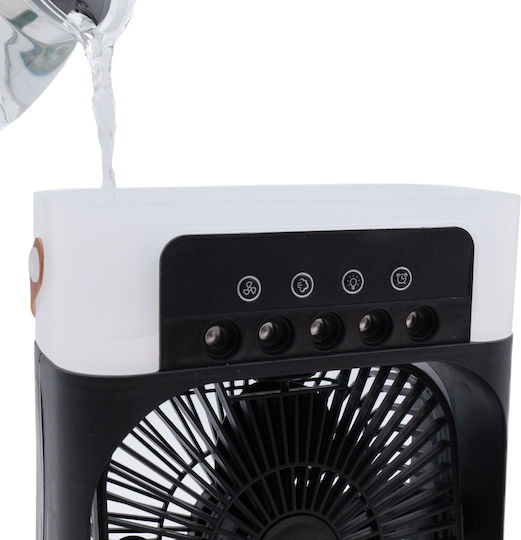 Uncle George Box Fan 10W Διαμέτρου 15.5cm Μαύρο