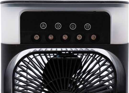 Uncle George Box Fan 10W Διαμέτρου 15.5cm Μαύρο