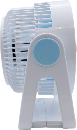 Uncle George Επιτραπέζιος Ανεμιστήρας 25W Διαμέτρου 23cm Λευκός
