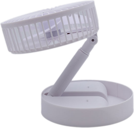 Uncle George Tischventilator 5W Lüfterdurchmesser 16cm Weiß