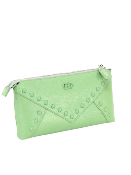 Leather Women's Bag Shoulder Green