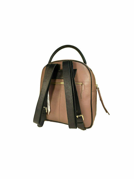 Lavor Leather Women's Bag Backpack Burgundy