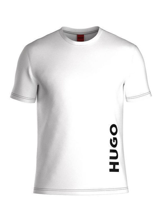 Hugo Boss T-shirt Bărbătesc cu Mânecă Scurtă Alb