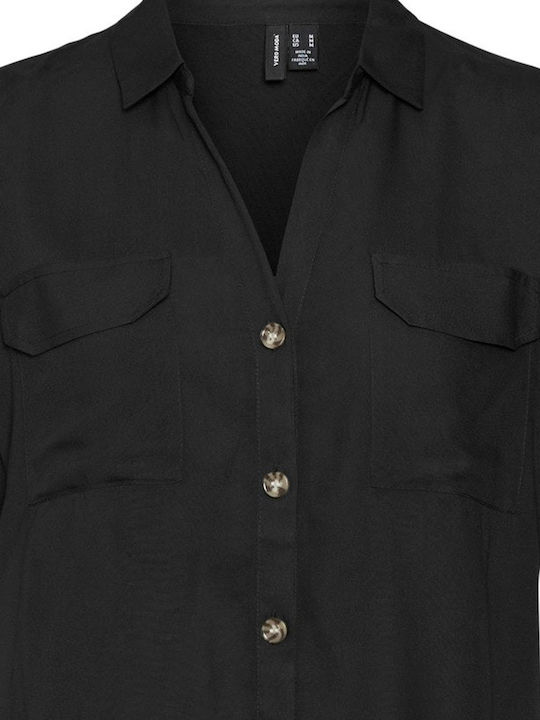 Vero Moda Γυναικείο Πουκάμισο Black