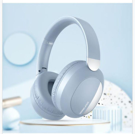L960 Fără fir Bluetooth Over Ear Căști cu Radio cu 8 ore de Funcționare Albastru deschis