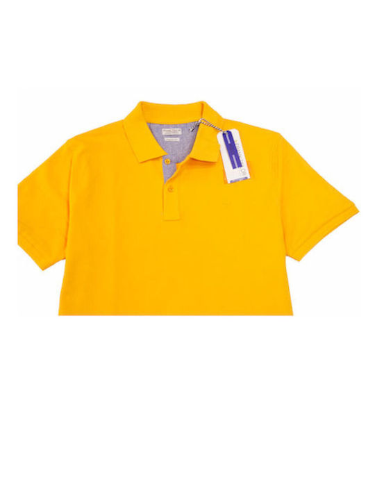 Frank Tailor Men's Blouse Polo Yellow