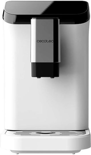 Cecotec Cremmaet Macchia Automatic Espresso Coffee Machine Pressure 19bar with Grinding Burrs White 01717