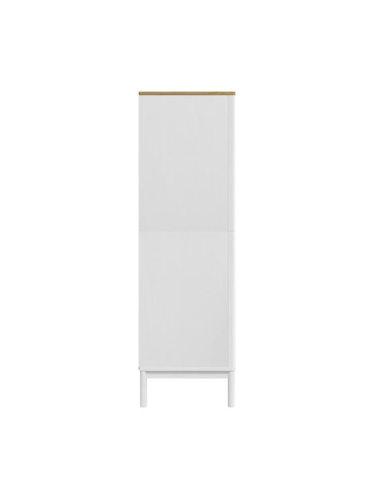 Doppeltür Kleiderschrank White 77x53x171cm