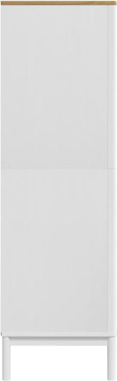 Double Door Wardrobe White 77x53x171cm