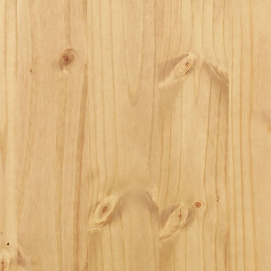 Δίφυλλη Ντουλάπα Καφέ 101x52x170cm