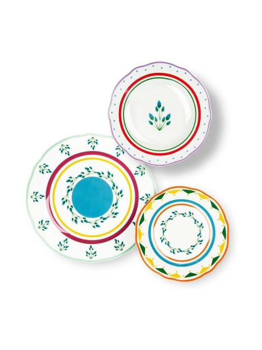 Excelsa White Porcelain Dinnerware Set 18pcs