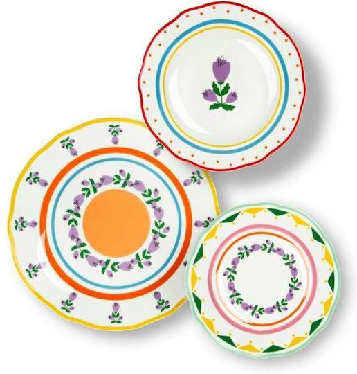 Excelsa Alb Porțelan Set de Vase 18buc