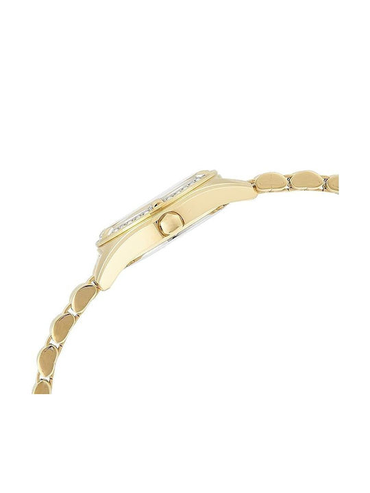 Citizen Crystal Damen Uhr mit Gold Metallarmband