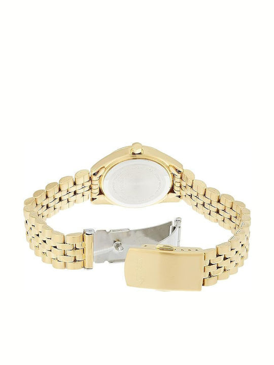 Citizen Crystal Damen Uhr mit Gold Metallarmband