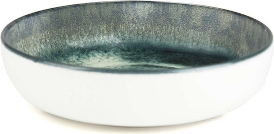 Excelsa Plate Soup Ceramic White with Diameter 18cm