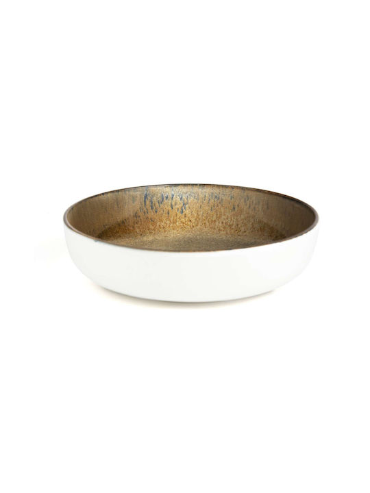 Excelsa Teller Suppe Keramik Weiß mit Durchmesser 18cm