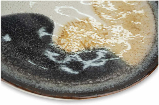 Excelsa Farfurie joasă Ceramică Alb cu Diametru 26cm