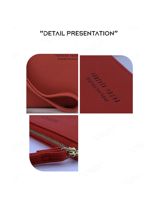 Large Women's Wallet Classic Red