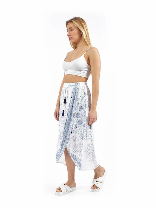 Verde Skirt in White color