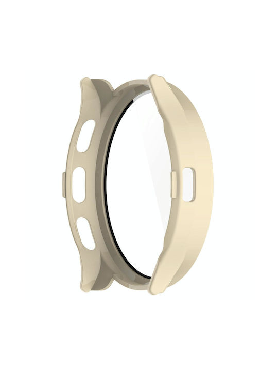 Garmin Venu 3 Pc + Tempered Glass Film Integrated Watch Case Ivory White