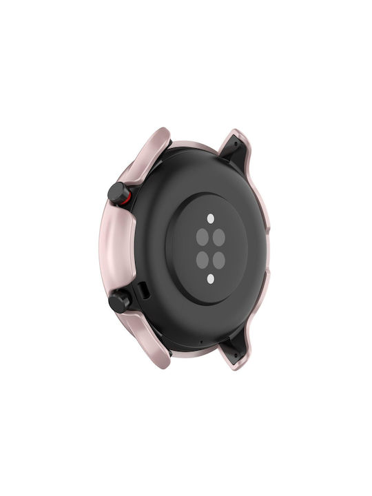 Amazfit Gtr 2 Esim Tempered Glass + Pc Integrated Protective Case Rose Gold