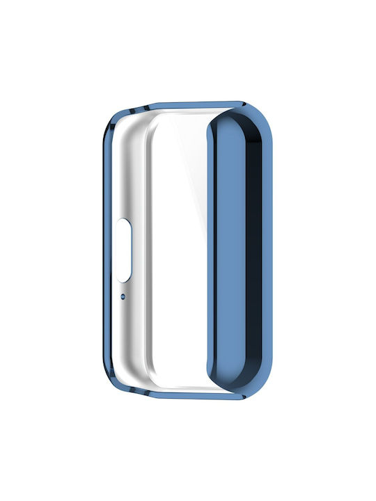 2-in-1 Protective Screen Case for Xiaomi Redmi Watch 3 Lite Watch 3 Active Dark Blue