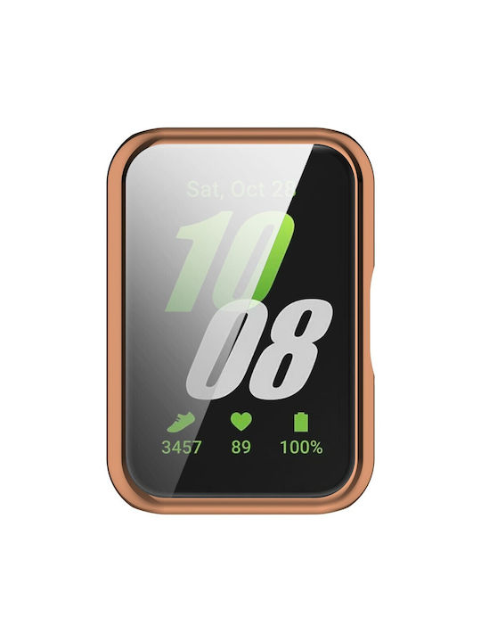 2-in-1 Protective Screen Case for Xiaomi Redmi Watch 3 Lite Watch 3 Active Rose Gold