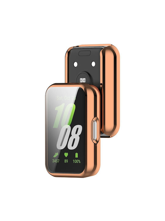 2-in-1 Protective Screen Case for Xiaomi Redmi Watch 3 Lite Watch 3 Active Rose Gold