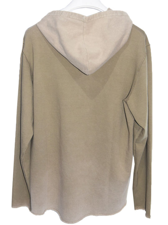 Shaikko Men's Sweatshirt with Hood Beige