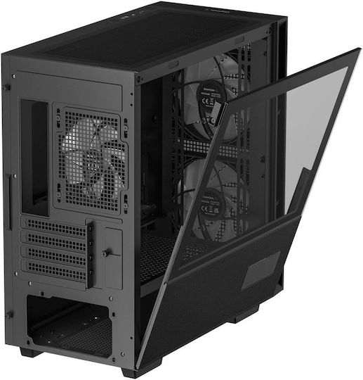 Deepcool CH360 Digital Gaming Micro Tower Κουτί Υπολογιστή με Πλαϊνό Παράθυρο Μαύρο