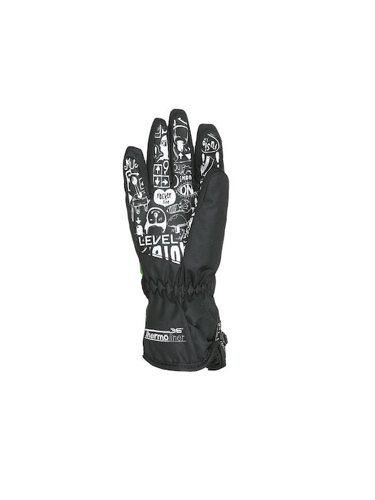 Level Kids Ski & Snowboard Gloves Colorful