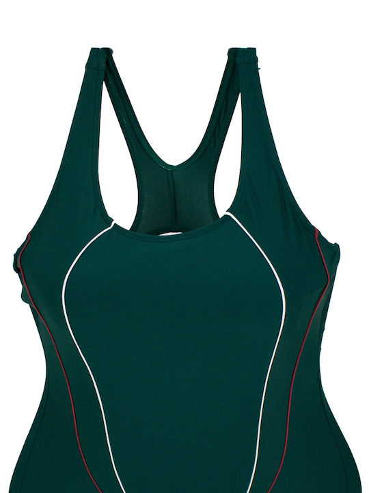 Bonito Athletic One-Piece Swimsuit GREEN