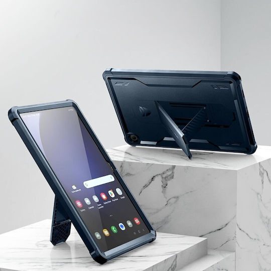 Подсилен калъф за Galaxy Tab A9 Dexnor Full Body тъмносин