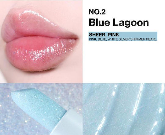 Glacier Vegan Lip Balm N°2 Blue Lagoon 3,3gr