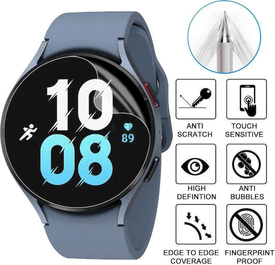 Samsung Galaxy Watch5 44mm Weiche Hydrogel-Folie Uhr Displayschutzfolie