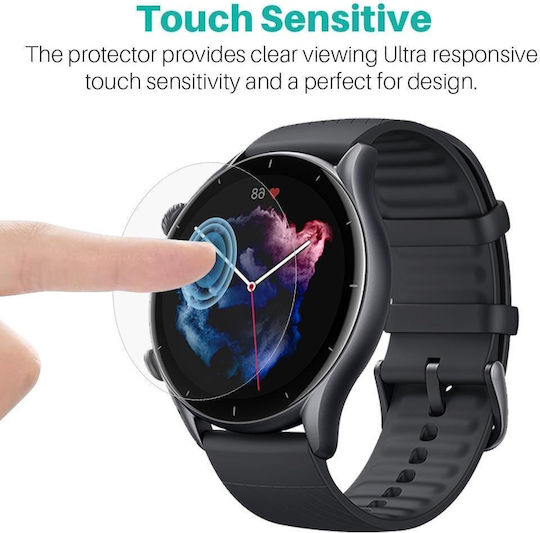 Curved 3d Composite Material Soft Film Screen Protector Amazfit Gtr 3